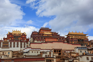 Songzanlin Monastery in Zhongdian (Shangri-La), Yunnan, China