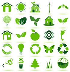 Green Eco Icons
