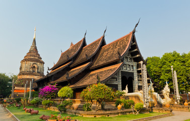 Fototapeta na wymiar Wat Lok Molee Chiang Mai