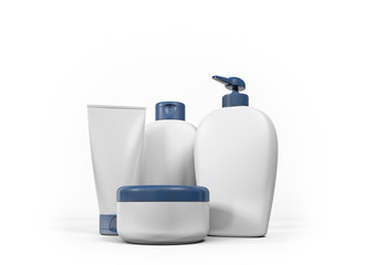 Unlabeled beauty products container