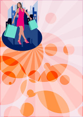 Shopping background
