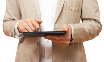 Man Using  Digital Tablet