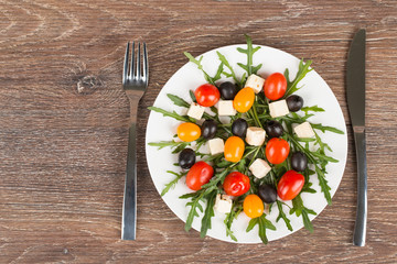 salad with arugula