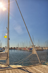 Summer in the marina