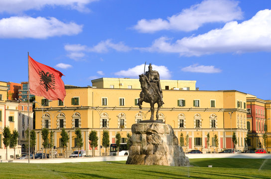 Square Skenderbeg In Tirana