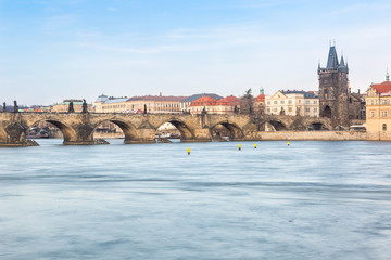 Charles Bridge in Prague, Long Exposure