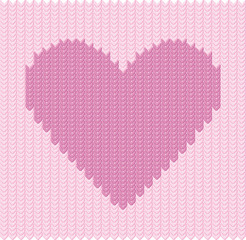 stocking background with hearts