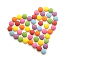 colorful  chocolate candy