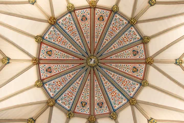 Rolgordijnen York Minster Chapter House ceiling, UK © Nando Machado