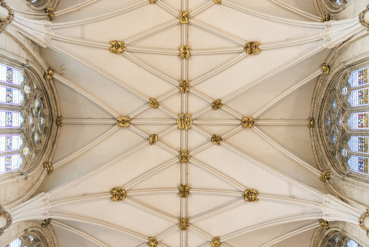 York Minster nave ceiling, UK