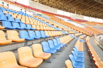 Obraz premium siedzenia na stadionie sportowym