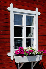Obraz premium holzfenster