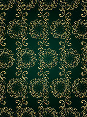 Vintage floral seamless pattern