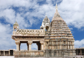 Fototapeta na wymiar Main shrine of the Chausat Yogini temple, Jabalpur, India