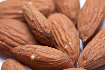 Almond isolated on white 