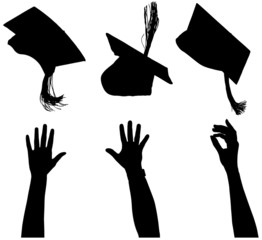 Tossing mortarboard