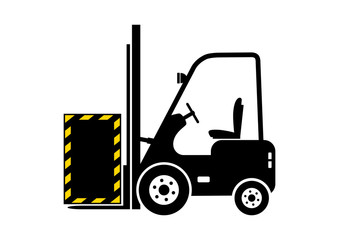 Forklift truck icon
