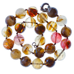 women's chalcedony necklace