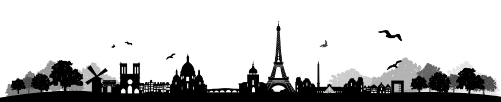 Paris Skyline Landschaft