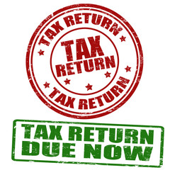 Tax return stamps