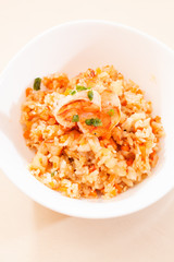 fried rice with shrimps
