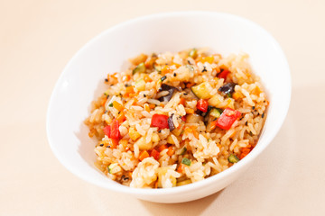 rice with vegetables