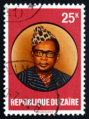 Postage stamp Zaire 1978 Joseph D. Mobutu, President