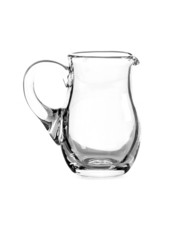 Glass jug isolated