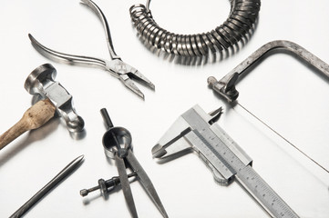 Different Goldsmith's Tools