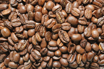 Kaffeebohnen-Hintergrund