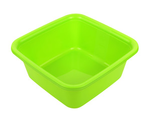 Plastic bowl Isolated on white with clipping path!