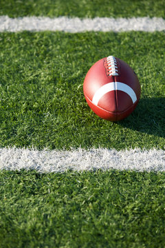 American Football near yard lines