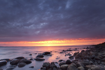Fototapeta na wymiar Baltic sea coastline, southern of Sweden