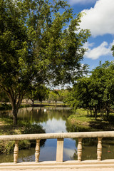 Bridge over a small river