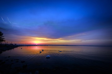 Beautiful Sunset at the ocean