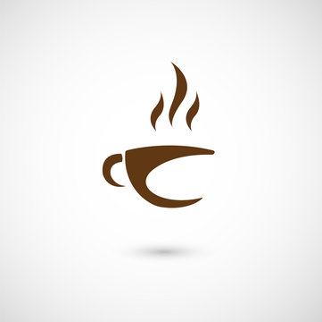 illustration of cup of coffee icon