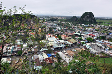 View from the Marble mountains, Da Nang, Vietnam