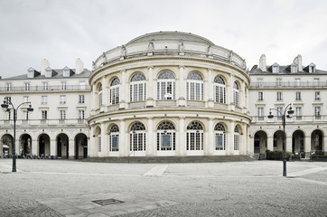 Fototapeta na wymiar Rennes Opera House.