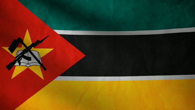 Mozambique flag.