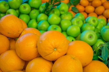 Fruits in the supermarket