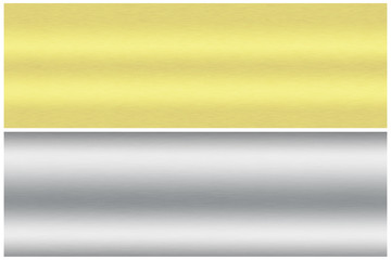 Obraz premium Gold und Silber, gebürstet