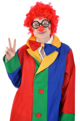 Clown zeigt 