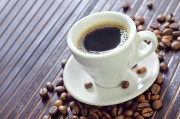 coffee and aroma spice