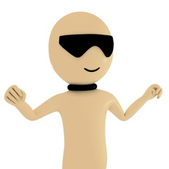 funny 3d small people