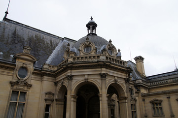 Fototapeta na wymiar fragment zamku Chantilly