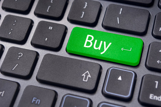 buy concepts for online shopping or stock market