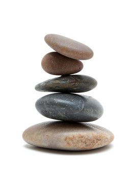 Stones in balanced pile