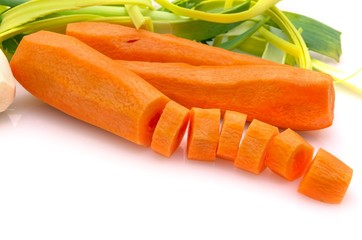   Rondelles de carottes.
