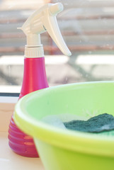 Spring cleaning supplies