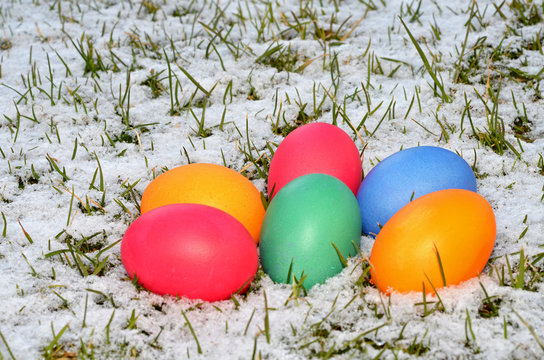 verschneite Ostern